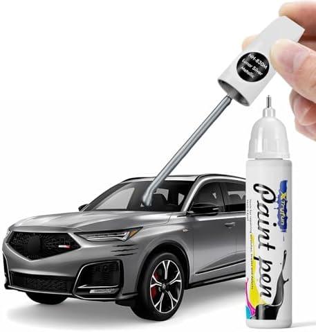 XTryfun NH830M Lunar Silver Car Touch Up Paint Compatible with Acura, Car Paint Scratch Repair for ILX MDX RDX RLX TLX Integra