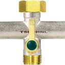 3/4-Inch Garden Hose splitter - Designed for installing multiple irrigation system timers - Suitable for high water pressure faucet manifolds - Freeze and rust resistant Full Flow 3-way valve (G-3-high flow)