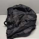 Extra Large Storage Duffle Bag with Zippers and Handles, Black Big Foldable Duffle Bag for Travel-130L