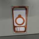 CASEKOO Cosmic Orange Glossy for iPhone 17 Pro Max Case [360 Spin Magnetic Stand][Fit for MagSafe][17FT Military Protection] Slim Hand-Polished Frame Titanium Alloy Sturdy Stand 6.9", Cosmic Orange