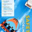 Airhead Mable Towable Tube for Boating, 1-3 Rider Inflatable Boat Tube for Water Tubing, Waverider 3p