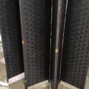 Room Divider Wood Screen 6 Panel Folding Portable Partition Screens Wooden Mesh Woven Design Room Screen Divider for Home Office (Black)