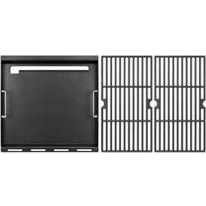 Full Size Griddle Inserts for Char-Broil Performance 6 Burner Grill, Flat Top Griddle for Charbroil Grill 463245917 463238218 463276517 466245917 463347017,Replace for G470-0002-W1 G470-0003-W1