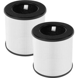B-D02L M05 Air Purifier Replacement Filter, Compatible with MOOKA B-D02L Air Purifiers, MOOKA M05,KOIOS B-D02L and VEWIOR B-D02U Air Purifier, 2 Pack