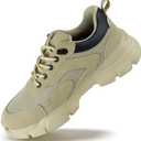 Steel Toe Shoes for Men Women Slip Resistant Lightweight Steel Toe Boots Puncture Proof Indestructible Comfortable Safety Steel Toe Shock Absorption Work Shoes 9.5 Women/8 Men