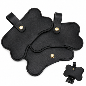 Portable Poop Bag Holder Dispenser for Dogs Lightweight Waste Bag Organizer Ergonomic Grip for Easy Daily Walks Compact Design 3 pcs