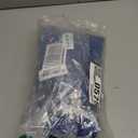 Smiry Velvet Seat Covers for Dining Room Chair Set of 6, Stretch Fit Removable Washable Chair Seat Cushion Protector Slipcovers with Ties, Federal Blue