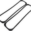 2 PCS/SET Black Center Bolt Valve Cover Rubber Gaskets Compatible with 1986-2002 Small Block Chevy SBC 5.0L 5.7L 305 350