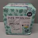 Pura Natural Sensitive Baby Wipes, 99% Water, Unscented & Hypoallergenic, Suitable for Sensitive & Eczema-prone Skin, Hypoallergenic, EWG Verified, 9Pack of 60 Wet Wipes (600 Diaper Wipes) Bulk Buy