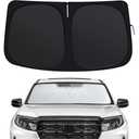 Foldable Windshield Sunshade 52"x27.5", Front Window Sun Visor for Cars, Trucks & SUVs, Block UV Rays Keep Your Car Cooler