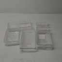 6 Pack Large Clear Plastic Drawer Organizer Trays, Acrylic Kitchen Drawer Organization and Storage Dividers, Non-Slip Storage Bins for Makeup, Kitchen Utensils, Bathroom, Jewelries and Office Desk