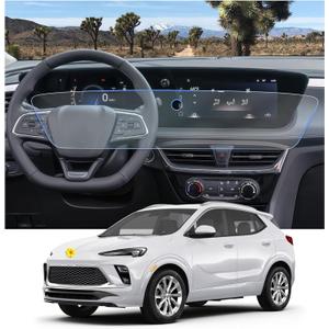 CDEFG 2PCS for 2024 2025 2026 Buick Envista Screen Protector for 2024-2026 Buick Encore GX/Buick Envista Avenir/Sport Touring/Preferred Accessories,HD Clear Anti Glare
