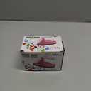 Honoson Mini Craft Iron Mini Heat Press Small Iron 3.93 x 2.36 x 2.76 in Portable Handy Tiny Flatiron with Charging Base Accessory for Fuse Bead Patch DIY Heat Transfer Vinyl(Black)