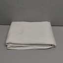 Waterproof Cotton Linen Tablecloths Rectangle Dining Table Cloth, Wipe Clean Indoor & Outdoor Table Cover for Buffet Party and Banquets, Wrinkle Resistant54"x86" White