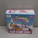 Interactive Unicorn Pet Toy with Leash Remote  Walks, Sits & Eats; Light-Up Horn, Touch & Sound Mode, Comb & Carrot, 3AAA (Not Included), YH YUHUNG Unicorn Gift Toy for Girls Age 4-6