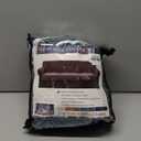 ZNSAYOTX Luxury Velvet Chair Slipcovers with Arm 2 Piece Stretch Chair Covers for Living Room Thick Soft Armchair Slipcover Anti Slip Pet Friendly Furniture Protector (Peacock Blue),30"-47"(1 CUSHION)