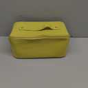 EACHY Travel Makeup Bag,Large Capacity Cosmetic Bags for Women,Waterproof Portable Pouch Open Flat Toiletry Bag Pattern Makeup Bag, Green 