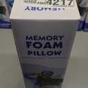 Cervical Neck Pillows with Memory Foam - Neck Pillows for Pain Relief Contour Memory Foam Pillows Ergonomic Neck Support - Adjustable Orthopedic Bed Pillows with Breathable Pillowcase for Sleeping (Standard, Grey White)