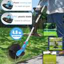 21V Electric Weed Wacker Electric Weed Wacker Eater with 12,000 RPM and 850W Motor Cordless Weed Trimmer with 2 Batteries 4.0Ah The Perfect Partner for Garden and Lawn Care