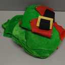 Christmas Elf Costume for Boys - 6PCS Santa's Helper Costume - Velvet Elf Outfit Set for Kids Christmas Party