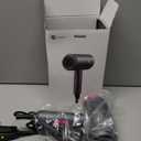 slopehill Professional Ionic Hair Dryer, Powerful 1800W Fast Drying Low Noise Blow Dryer with 2 Concentrator Nozzle 1 Diffuser Attachments for Home Salon Travel (Grey)