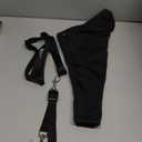 BARKLESS Single Dog Rear Leg Sleeve to Stop Licking, Breathable Male Female Dog Recovery Suit for Post Surgery, Comfortable Back Leg Sleeve for Wound Healing, Protective Cone Collar Alternative Medium (Black)