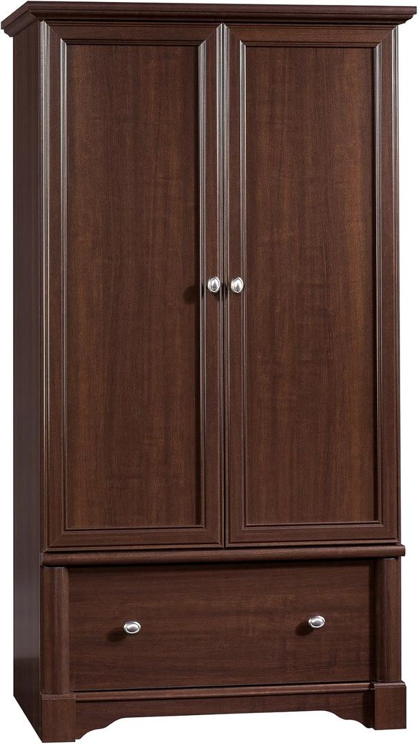 Sauder Palladia Armoire, Select Cherry finish