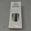 Aquasonic Vibe Series Ultra-Whitening Toothbrush  ADA Accepted Electric Toothbrush - 8 Brush Heads & Travel Case  40,000 VPM Motor & Wireless Charging - 4 Modes w Smart Timer  Charcoal Metallic