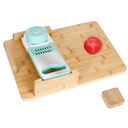 One-Handed Adaptive Cutting Board:One Handed Cutting Board with Bread Holder Food Prep Tools for Right or Left Handed Use Easy Operations