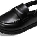 PATPAT Boys Girls Cloudtech Clogs Unisex Kids Footwear Slip-on Slippers Indoor Outdoor Mules Classic Adjustable Buckle Sandals Size 5