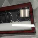 ANWBROAD Watch Winder for Automatic Watches 4+6 Watch Rotator and Storages with Super Quiet Motor LED Backlight Watch Turner Piano Paint Watch Turner 4 Rotating Modes UJWW002R