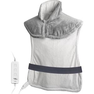 King Size Heating Pad Fast-Heating Technology for Back/Waist/Shoulder/Neck Pain and Cramps Relief - Moist and Dry Heat Therapy with Auto-Off 26"X38" Hot Heated Pad by GOQOTOMO PJH-King (1 Count (Pack of 1))