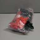 8 Pack 7 Heads Christmas Artificial Poinsettia Flowers Faux Poinsettia Bush Bouquets Silk Poinsettia Christmas Tree Ornaments Poinsettia Flowers Arrangement for Xmas Holiday Decor(Red)