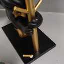 Resin Bulldog Tray Statue, Entrance Multi-Purpose Holder for Keys, Candy, Jewelry, and Earrings - Perfect for Home Decor, Modern Art, Dining Table, Office Desk, Entryway Decor (Black)