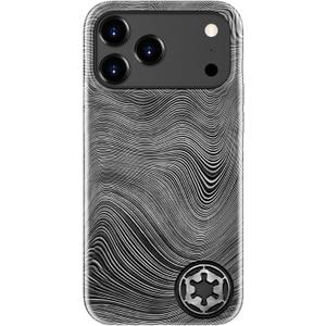 DorisMax for iPhone 17 Pro Case - Wireless Charging Compatible - Dual-Layer Hard Shell + Silicone Cover - Shockproof Protective Phone Case with Stylish Designs for Women - Abstract Black Waves