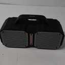 BUGANI Shock Bluetooth Speaker, Portable Bluetooth 5.3, Waterproof, 60W Super Power, Outdoor Speaker, Black(New Model)