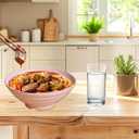 Incauca 74oz Unbreakable Cereal Bowls Set of 4, Wheat Straw Fiber Rice Bowls, Japanese Ramen Noodle Soup Bowl, Lightweight Salad Bowls for Serving Fruit Pasta Snack Dessert, Dishwasher Safe, 4 Colors