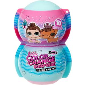 L.O.L. Surprise! Me & My Lil Sis & Lil Pet Color Change Surprise with 10 Surprises - Great Gift for Kids Ages 4+