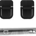 2pcs Keyboard Stands, Mini Laptop Stand for Desk, Portable Laptop Stand Compatible with MacBook Air Pro, Dell XPS, Lenovo, HP More. (Black)
