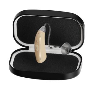 SABAN 1PCS OTC Rechargeable Hearing Aids for Seniors with Noise Cancelling, 5 Volume Modes, Easy Setup, Hearing Amplifier for Adults (Beige)