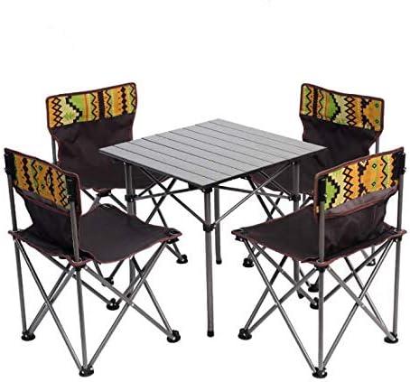 HUAWELL Lightweight Camping Chair 5-Pack Folding Portable Seat Stool with Shoulder Strap, Perfect for Outdoor Traveling Camping Picnic Fishing (Upgrade 5 Sets)