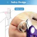 3 x Swihauk Heavy Duty Dog Nail Clippers and Trimmers, Professional Pet Nail Clippers with Nail File for Dogs Cats Small Animal, Claw Clippers with Safety Guard to Prevent Over-Cutting, Purple