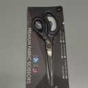 LIVINGO 8.5 Premium Heavy Duty Scissors, Forged Stainless Steel Titanium Coated Sharp Fabric Shears All Purpose for Sewing Tailor Dressmaking Crafting Cutting Leather Home Office Use, Black