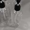 Empty Plastic Pump Bottles Dispenser 4 Pack 16oz/500ml Portable Clear BPA-Free Cylinder Shampoo Lotion Hand Pump Bottle Durable Refillable Containers