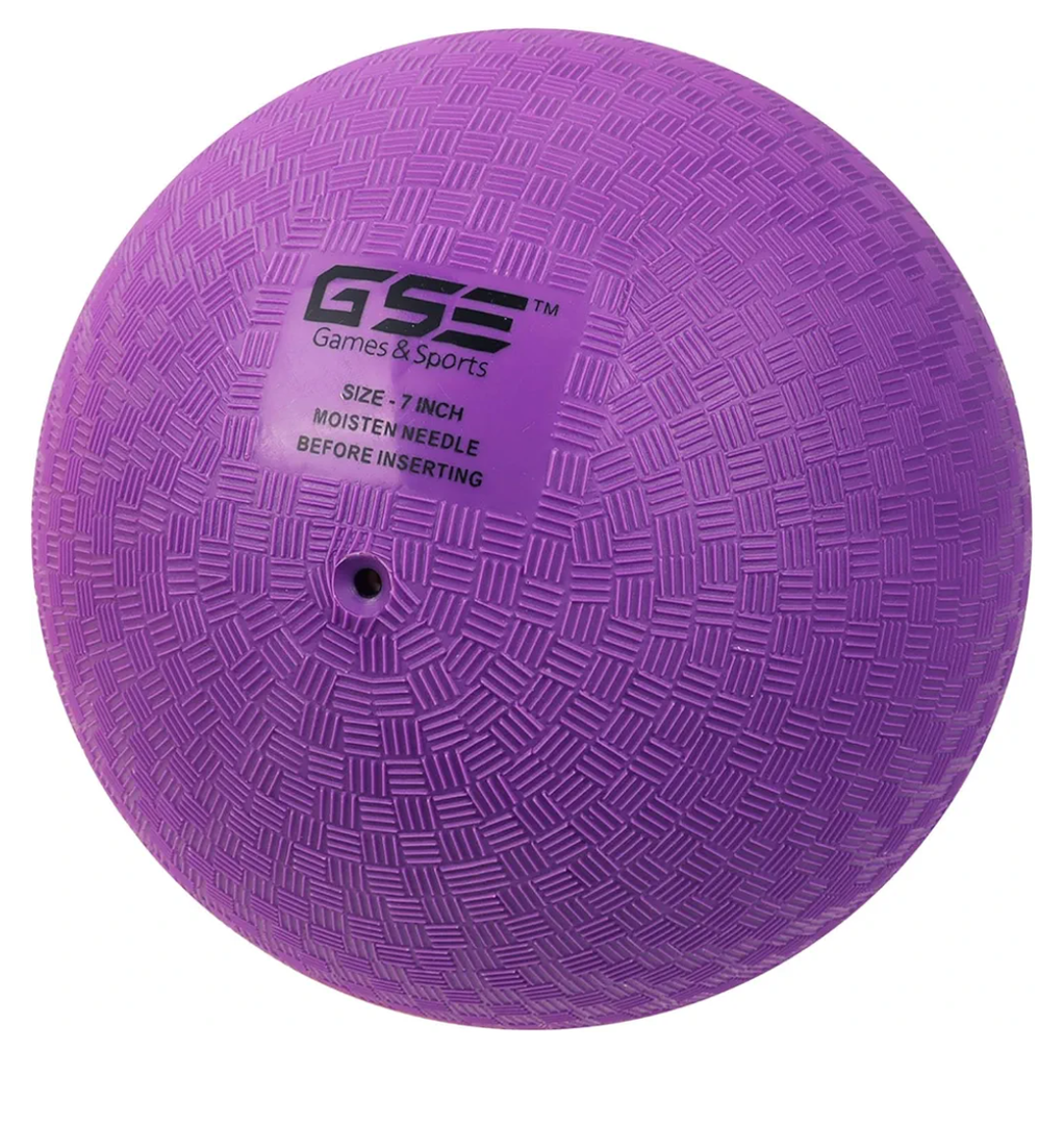 GSE Games & Sports Expert 7" Inflatable Playground Ball, Kickball, Bouncy Dodge Ball, Handball for Kids/Adults, Perfect for Recess Ball Games, Gym, Yoga Exercises, Schools Sports Activities