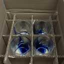 Libbey Blue Ribbon Tumbler and Rocks Drinking Glass Set of 8, Artisanal, Four-Dimpled Glass Cups Set, Clear Glassware Drinking Glasses for Daily Use