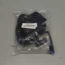 Roscid Sink Faucet Sprayer Set, Handheld Bidet Sprayer for Toilet, Metal Sprayer, with M22 M24 G1/2 Adapters and 3m Hose for Kitchen Sink, Bathroom or Toilet, Matte Black. (Faucet Not Included)