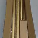 Shower Curtain Rod Tension- No Drill Non-Slip Spring Tension Shower Rod for Window or Bathroom, 43-73 inches Metal Steel, Gold