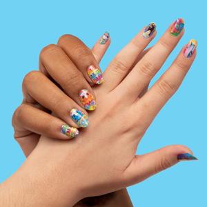 ORLY® x Lisa Frank® Gel Nail Wraps | Instant Long Lasting Nail Art Strips Featuring Original Art from Lisa Frank 