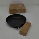 CAROTE Non Stick Frying Pan Skillet, Omelet Pan, Healthy Non Toxic Granite Chef Pan, Induction Compatible Egg Frying Pan with Heat-Resistant Handle, PFOA-Free,Black, 10"